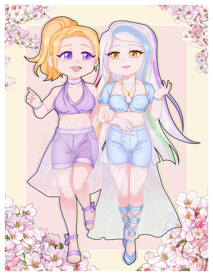 Characters belong to @riri_arts on Instagram